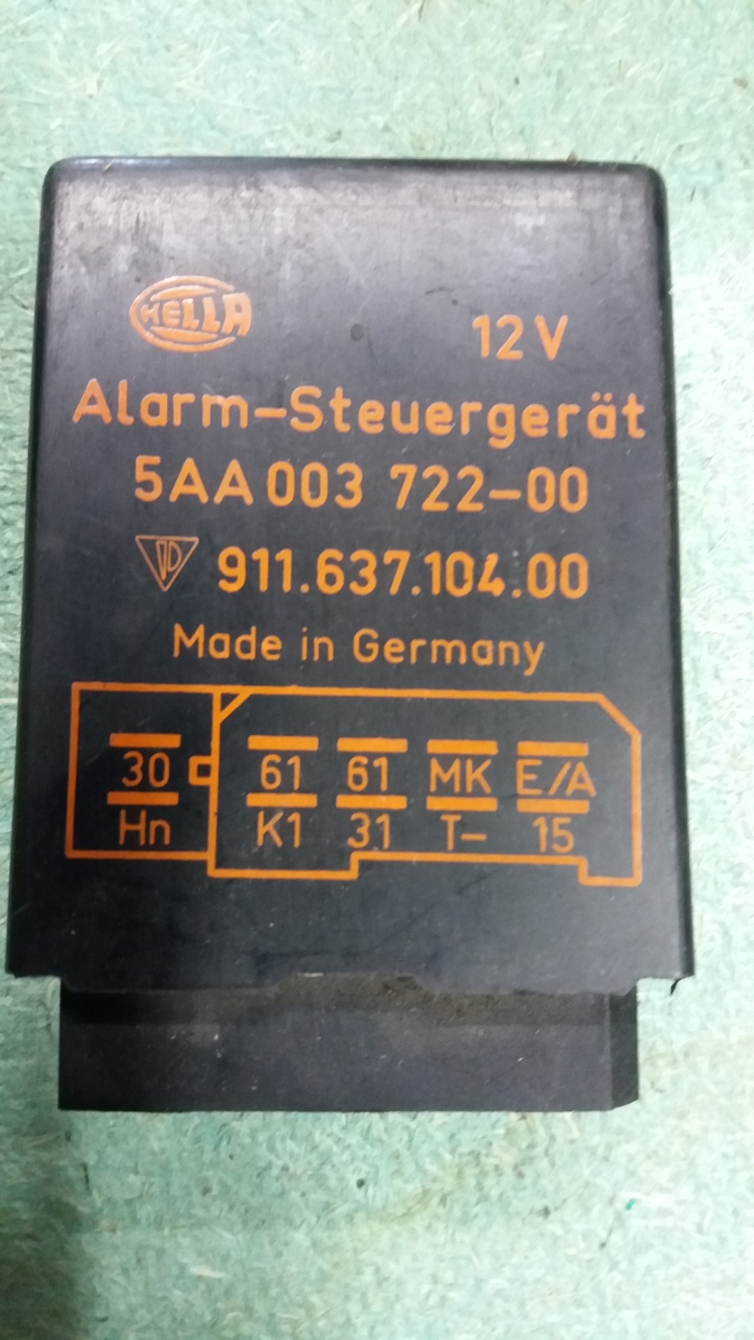 Porsche Alarm Steuergerät